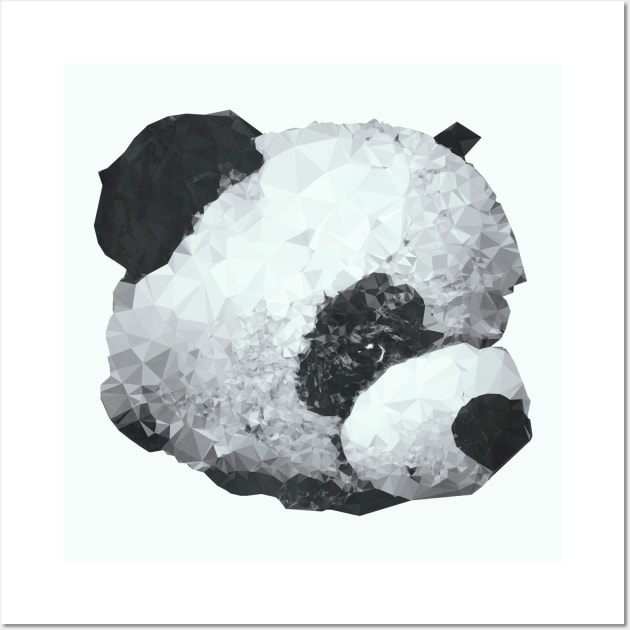 Panda Bear Portrait Wall Art by DyrkWyst